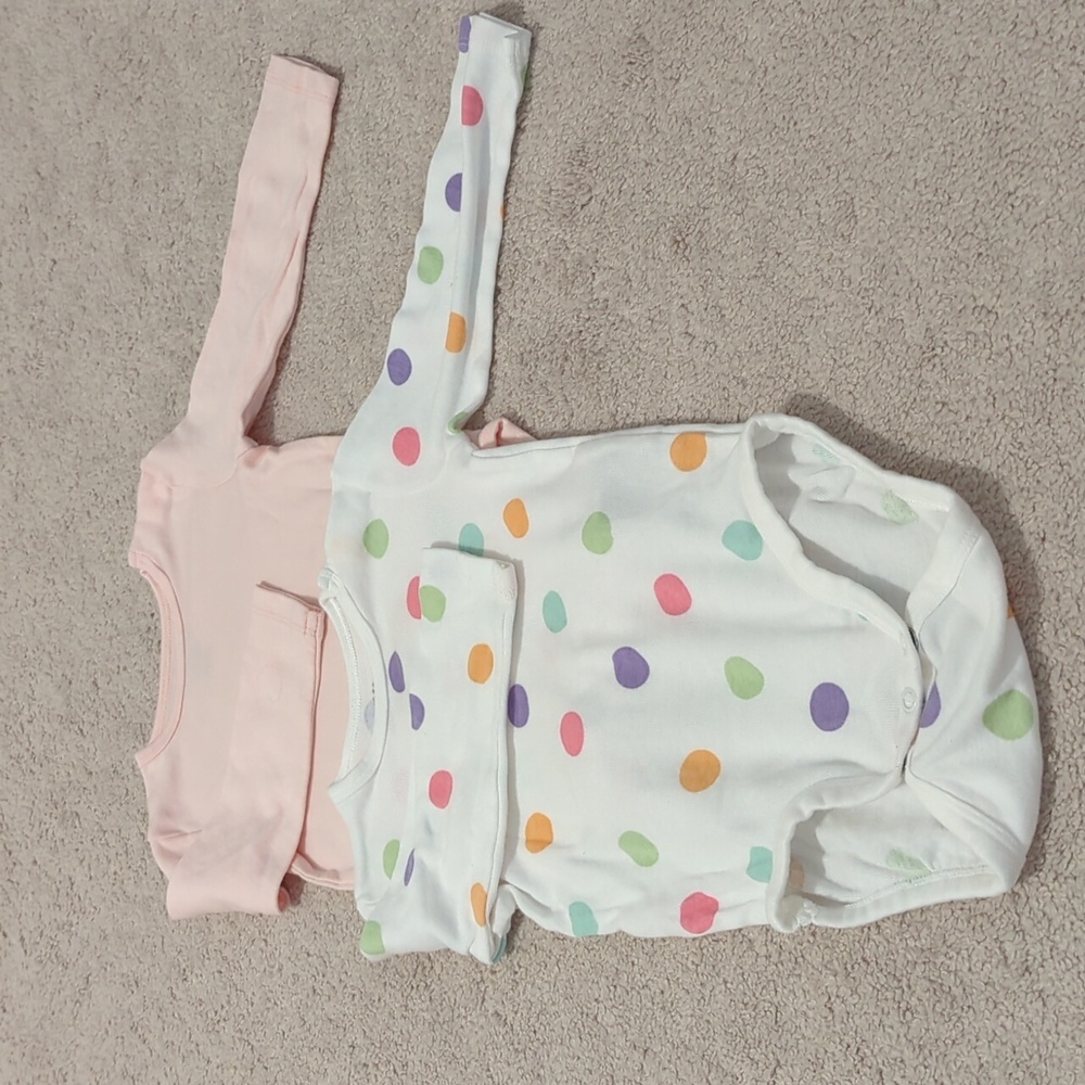 H&M Organic Cotton bodysuit bundle 9-12M